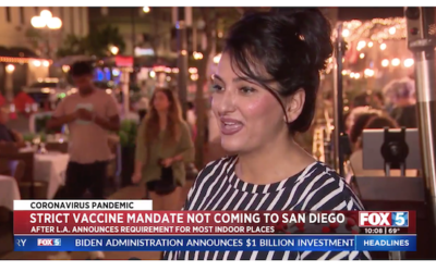 CEO Sara Arjmand responds to indoor vaccine mandate on Fox 5 News.