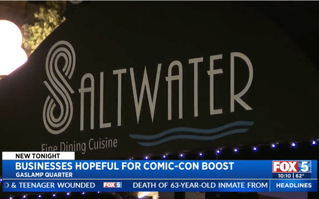 Photo of the Saltwater restaurant front featured on the news