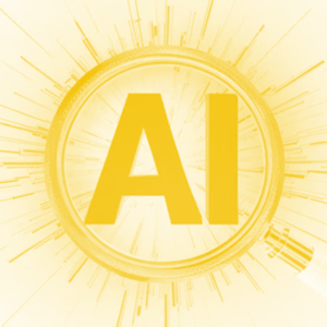 AI logo symbolizing artificial intelligence tools used in content creation and digital marketing strategies