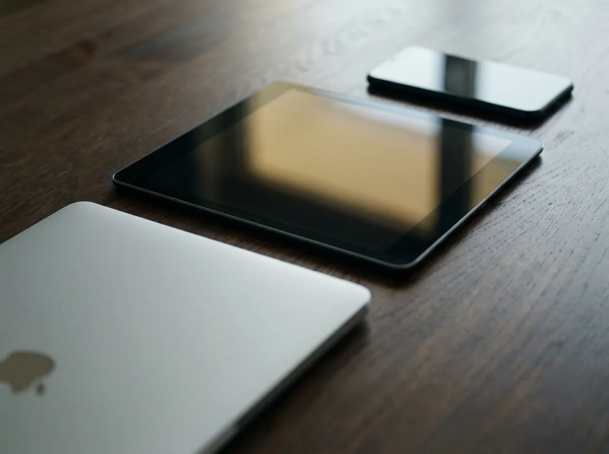 Laptop, tablet and phone showing responsive web design built for every screen size