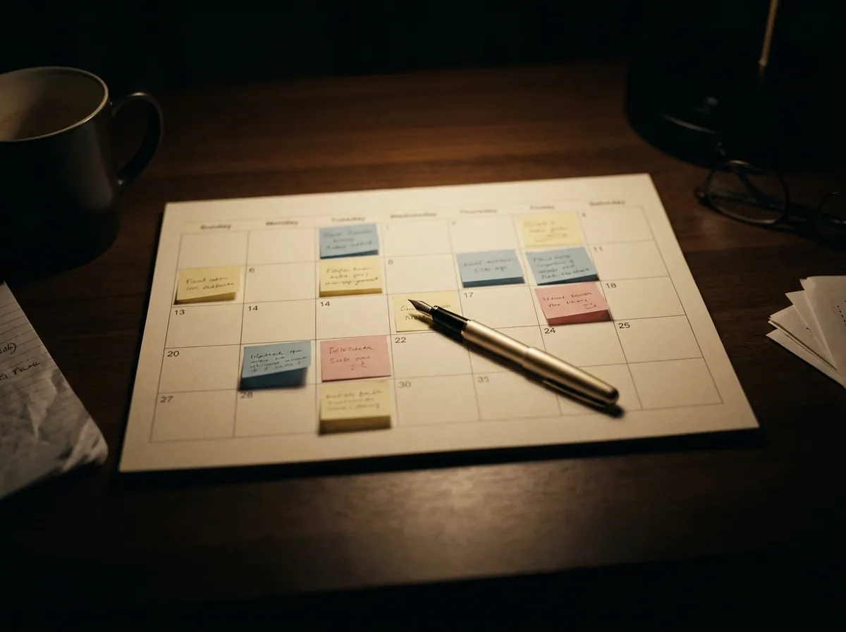 Planning a monthly social media content calendar for a San Diego brand