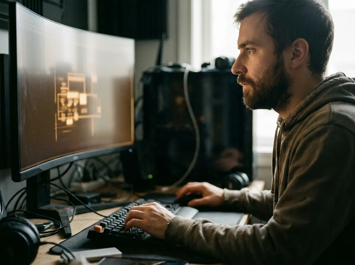 Developer running a technical SEO audit on a San Diego business website